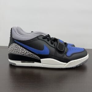 Jordan Men's Low-Top Sneakers in Black, Royal Blue, Gray